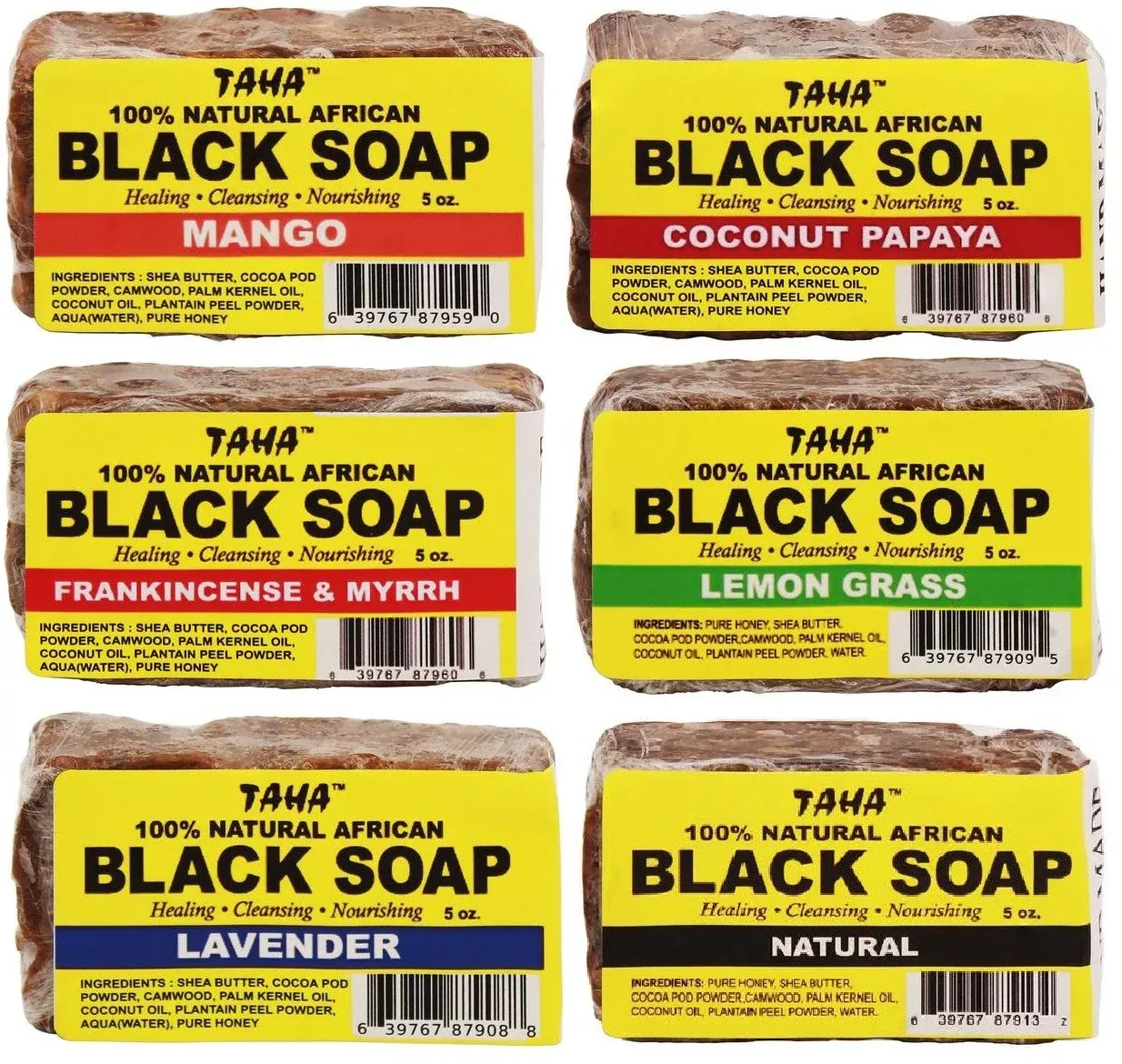 100% NATURAL AFRICAN BLACK SOAP