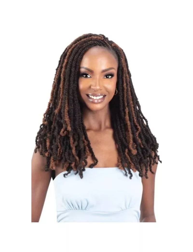 4X Afro Kinky Twist 16″ Gardenia Braiding Hair Model Model