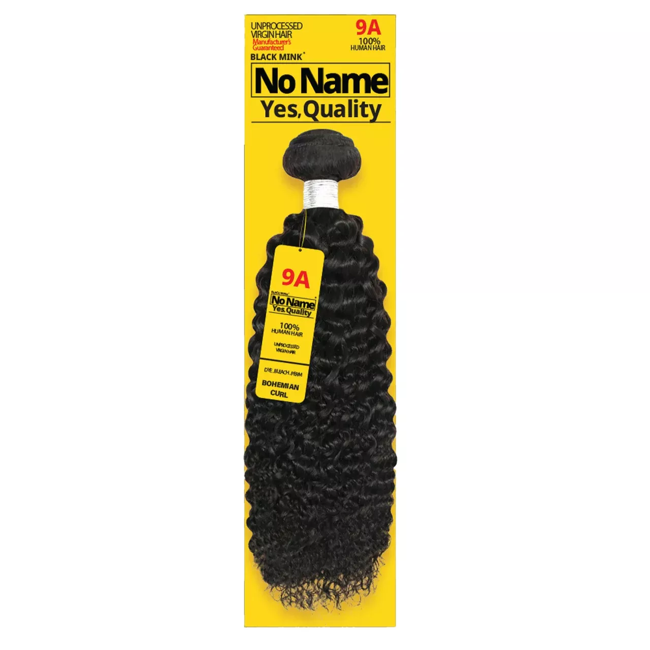 9A No Name Brand Brazilian Single Bundle – Bohemian Curl (10″ – 24″)
