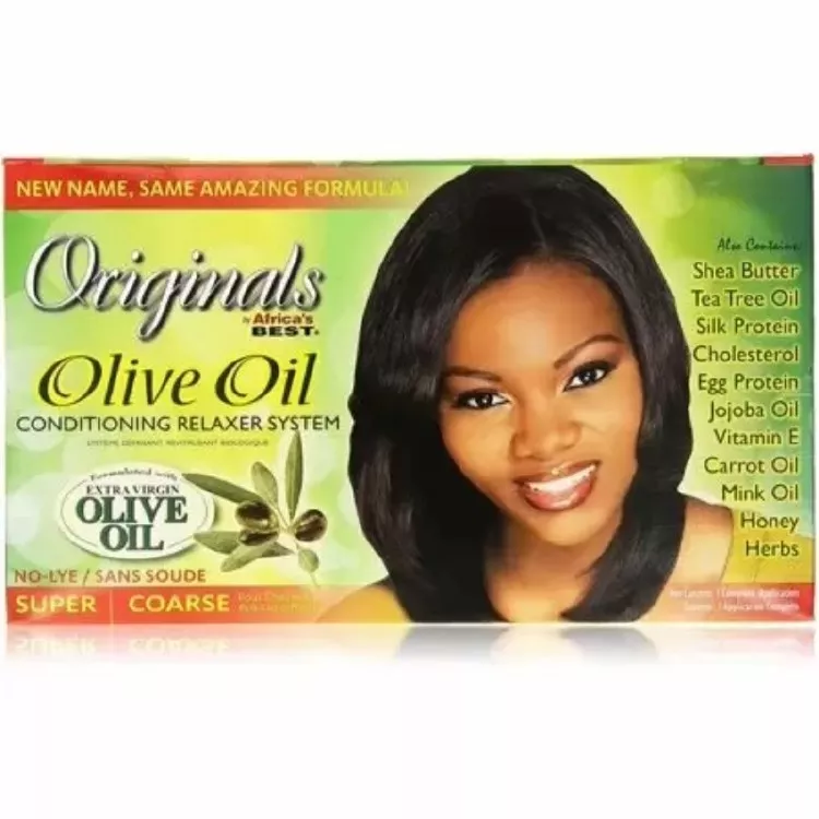 Africa’s Best Organics Olive Oil Relaxer Kit – Super/Coarse
