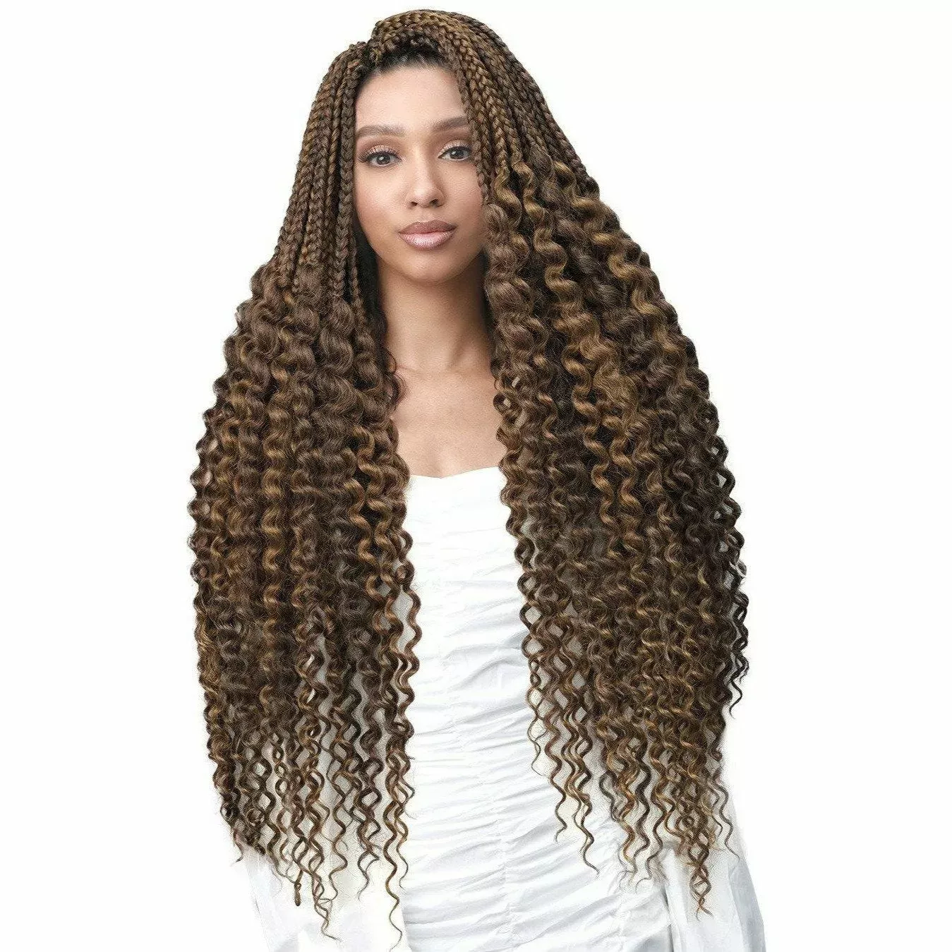 Bobbi Boss: Bomba Box Braid Loose Curly Tips 28" - FINAL SALE