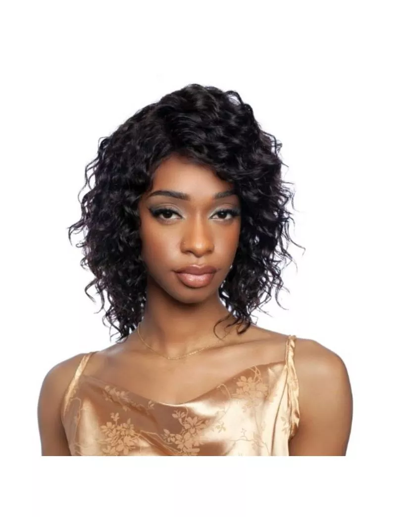 Deep Wave 14″ Unprocessed 13X4 Human Hair Lace Front Wig Trill Mane Concept