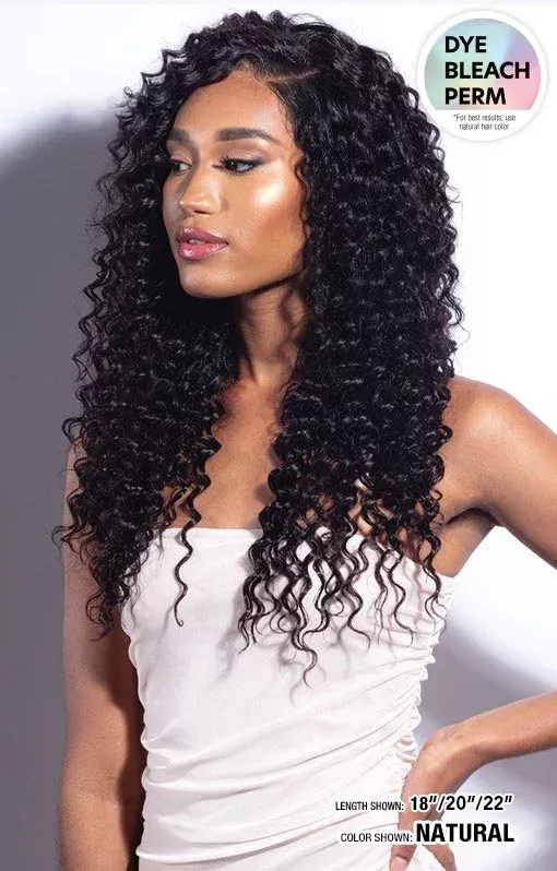GLOSSY – DEEP WAVE – 100% Virgin Remy Hair