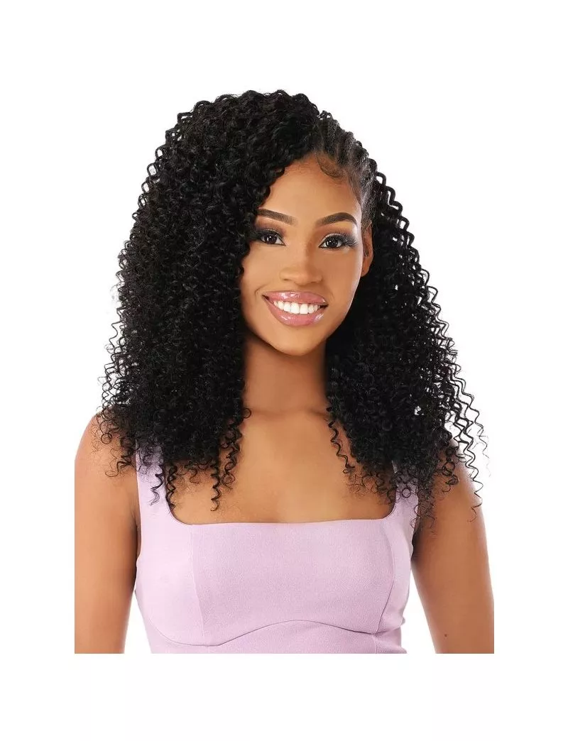 Jerry Curl Soprano Virgin Remy Human Hair Feather Line Crochet Beauty Elements