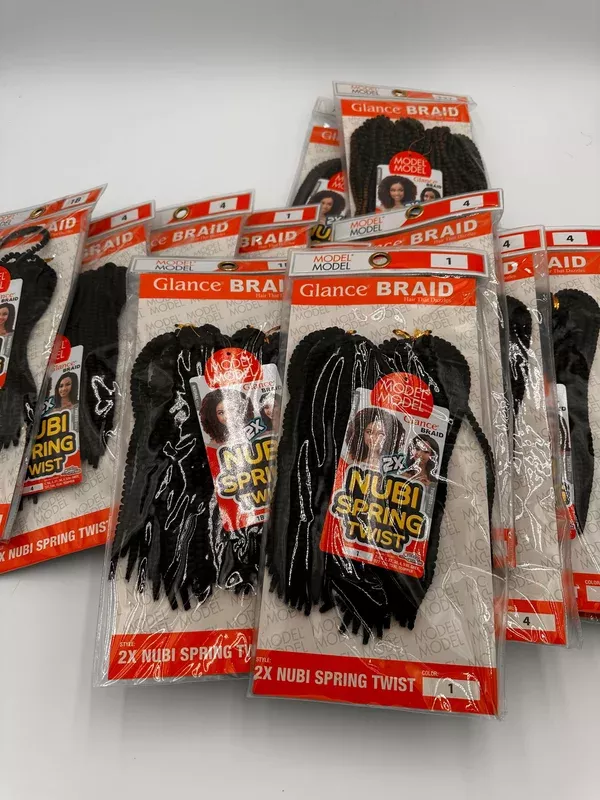 ? Lot of 14 – Model Model Glance Braid 2X Nubi Spring Twist | Mixed Colors | Bulk Deal! ?