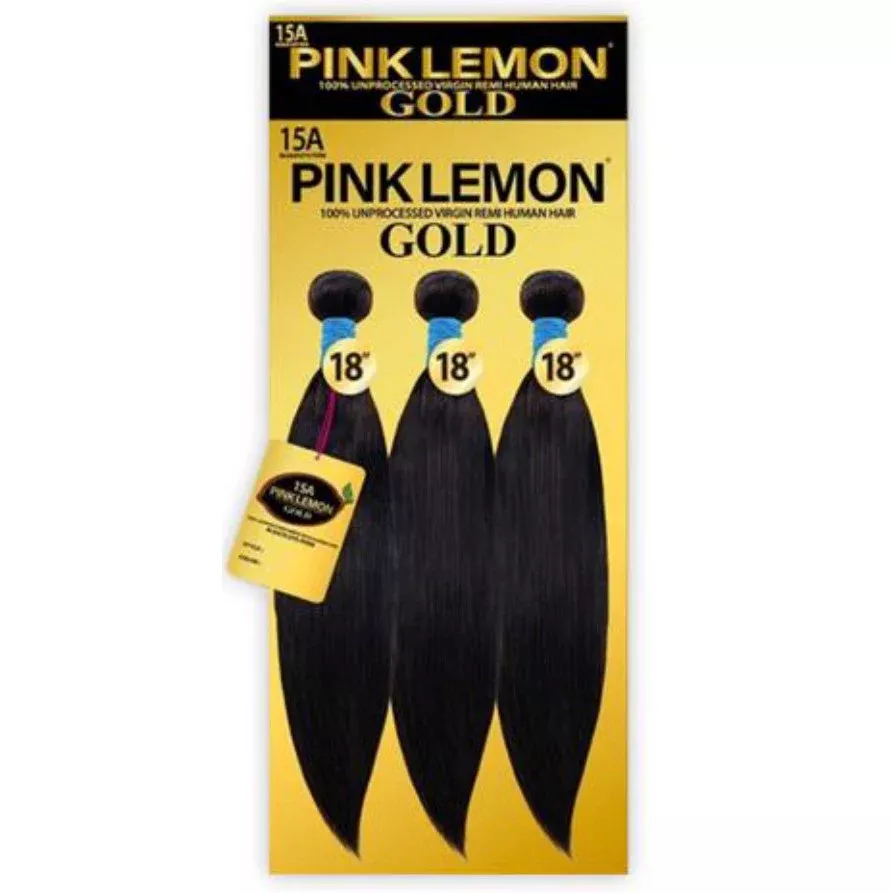 PINK LEMON TRIPLE GOLD Brazilian 3 Bundle Multi Pack – Straight