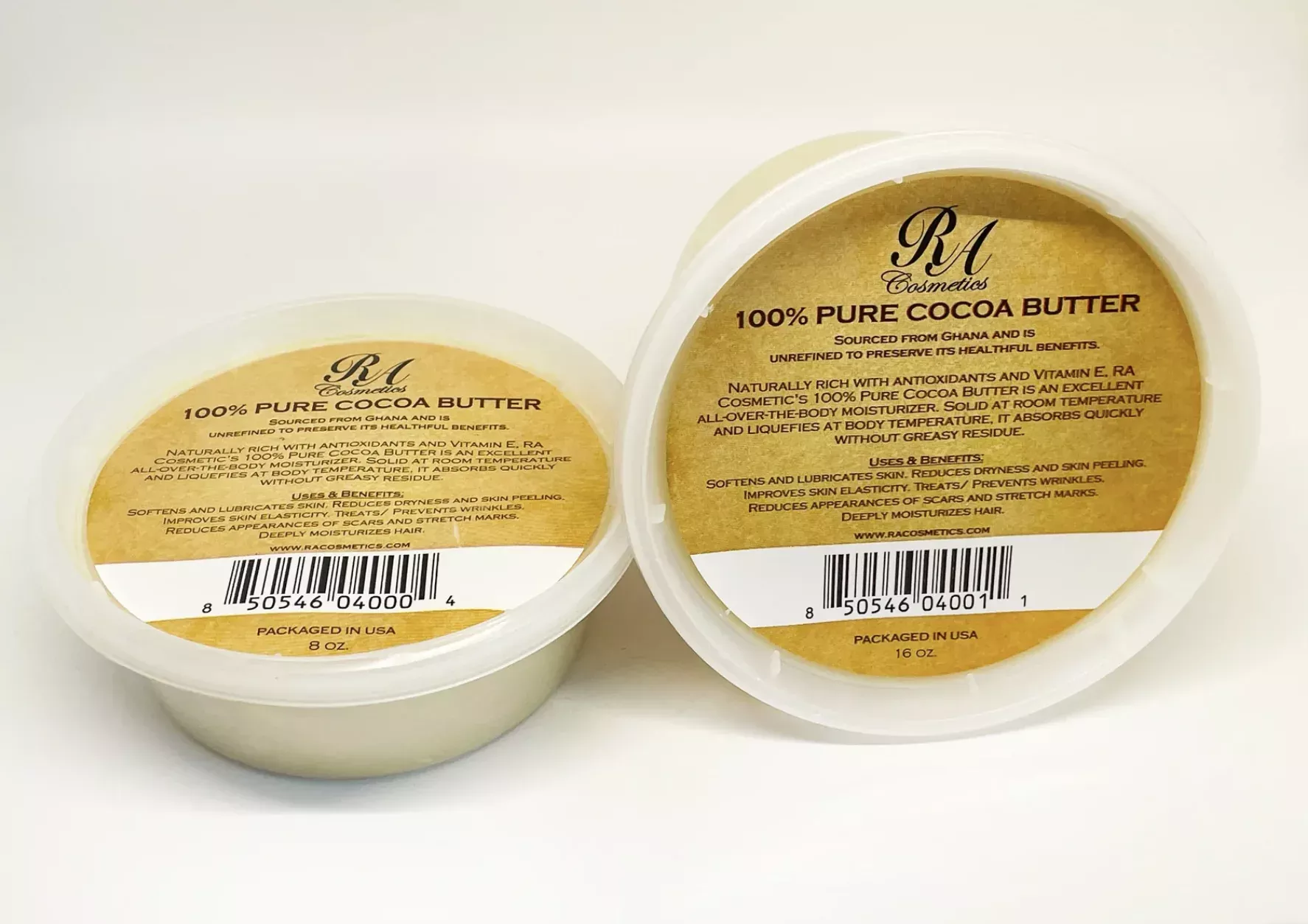 RA COSMETICS 100% Cocoa Butter 8oz
