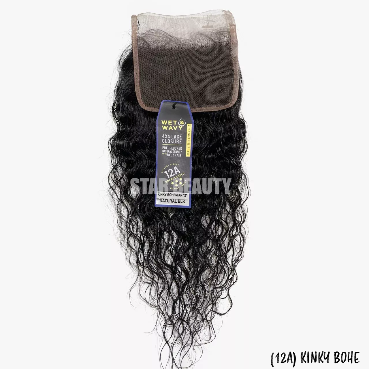 SENSATIONNEL 12A Wet & Wavy 4X4 HD Lace Closure 12″