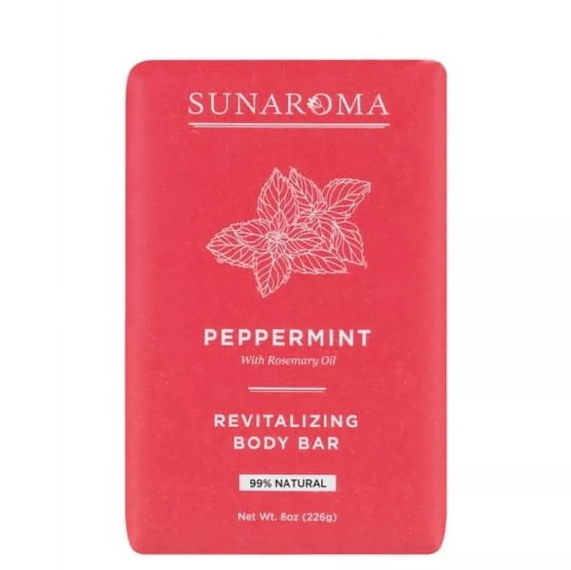 SUNAROMA Peppermint Revitalizing Body Bar (8 oz)