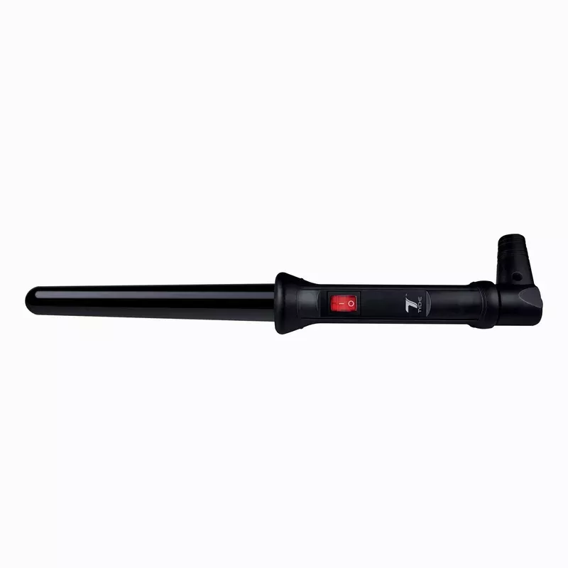 Tyche Ceramic Teflon Rod Professional Curling Iron Cone 1 1/4" to 3/4"