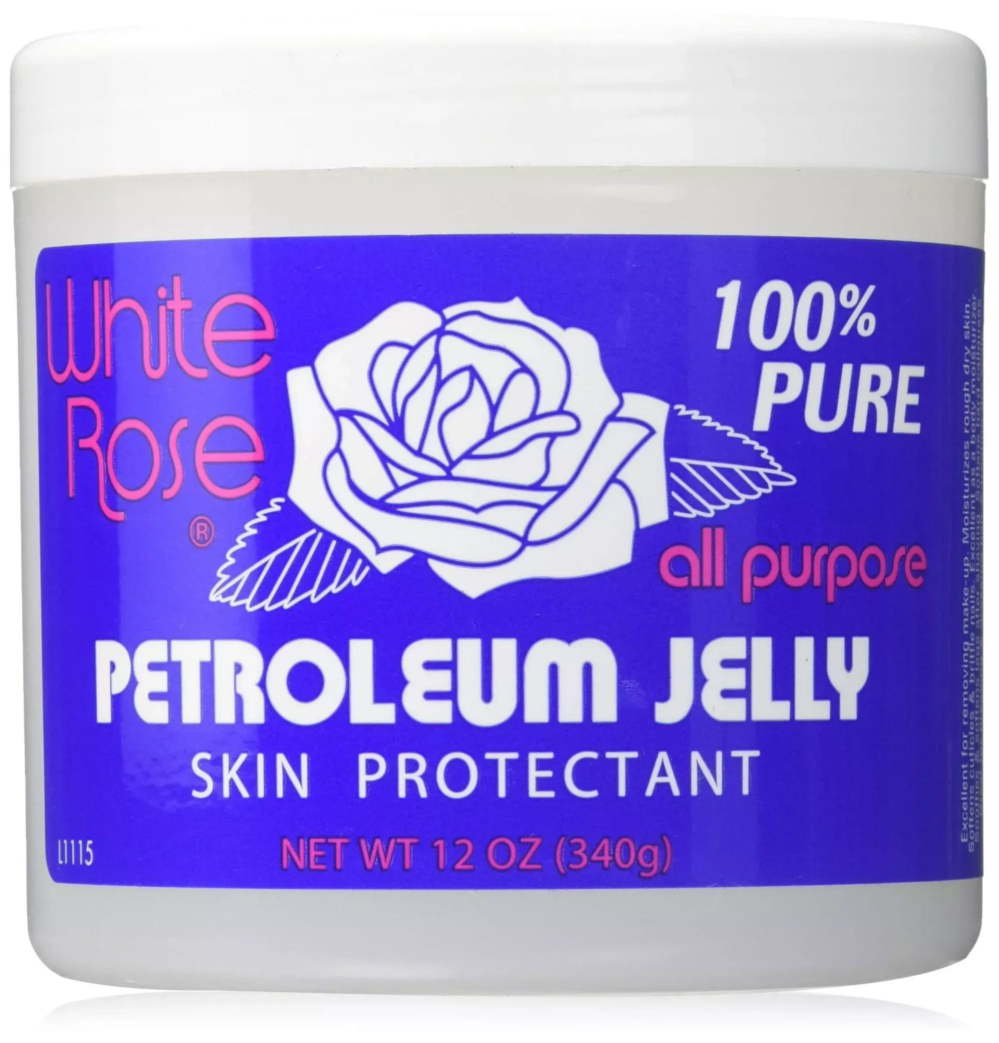 White Rose Petroleum Jelly 12oz – Moisturizing Skin Protectant (B008UWUGAE)